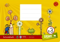 Schreibheft S.3 - A5 quer 20 Blatt 80g/qm 6/6/6mm liniert